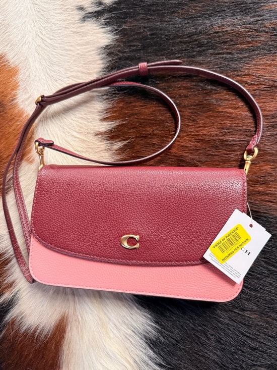 Coach Handbags - Coach Pink Leather Crossbody Bag